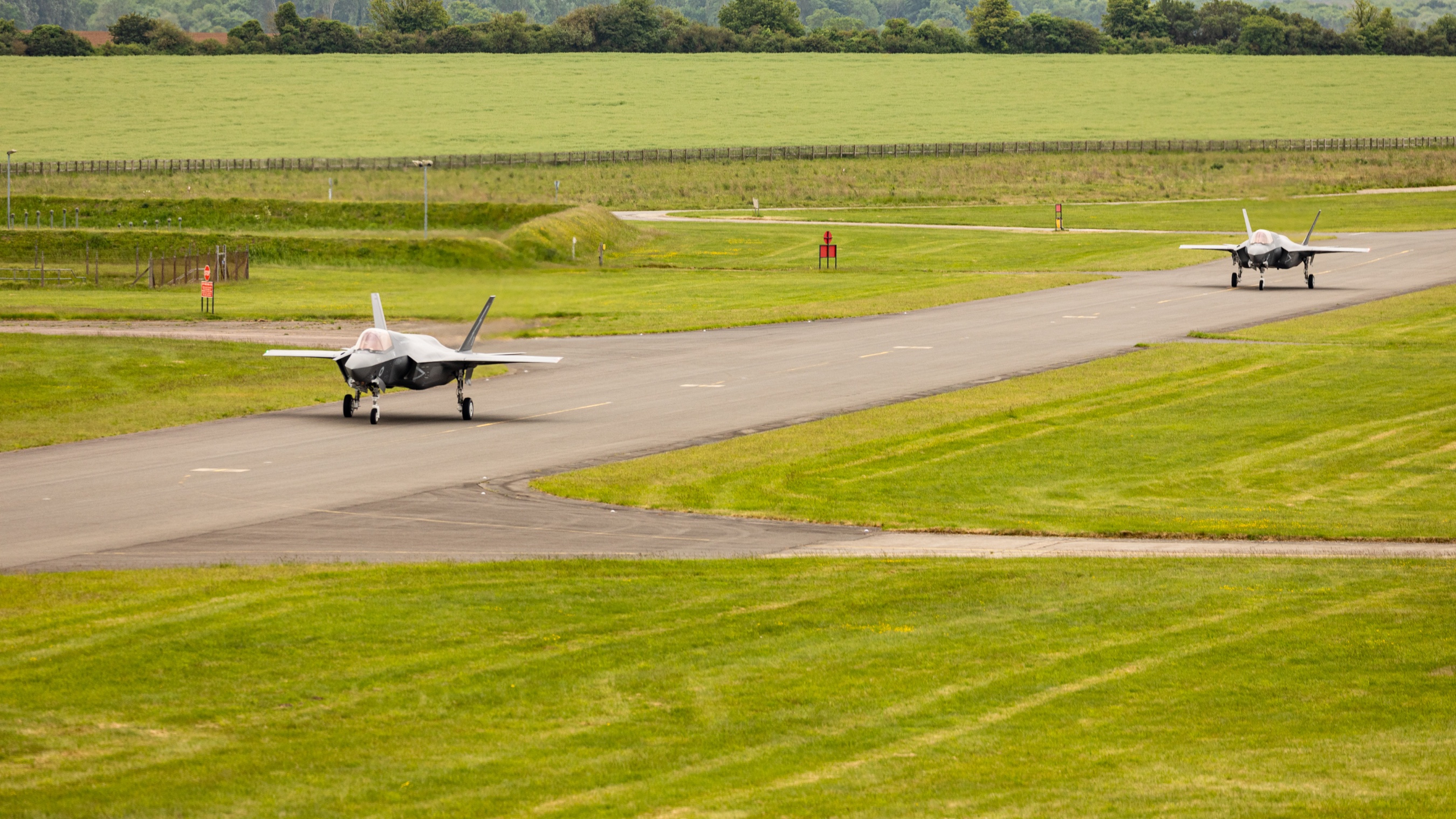 Two Typhoons on the runway.